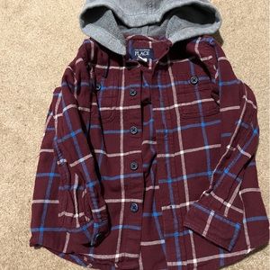 Plaid button up shirt